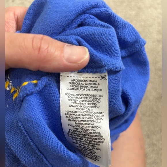 Ralph Lauren Paint Splatter Romper Toddler Boy Baby Boy 18 Months Preppy Collar - Picture 4 of 8